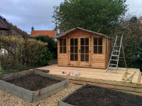 Nice Summerhouse Install by Steam and Moorland - November 2015