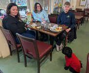 Dogs at Steam & Moorland downstairs Coffee Lounge