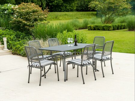 Alexander Rose Portofino Table and 6 Chairs Set 