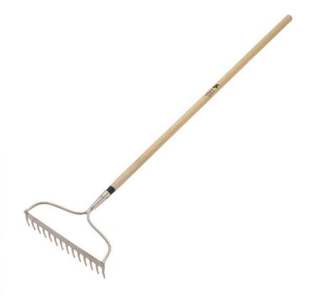 Bulldog Pedigree Stainless Steel Bow Rake - Steam & Moorland Garden Centre