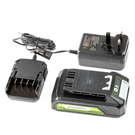 Greenworks 60v 2.0Ah Battery & Charger Kit GWGSK24B2