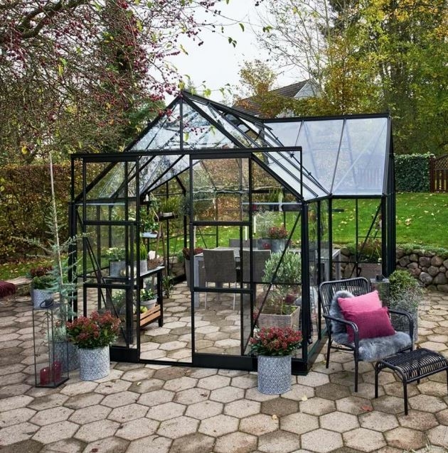 Halls Garden Room Black Toughened Glass F09891 - Steam & Moorland ...