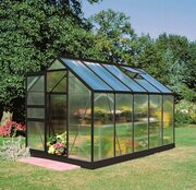 Halls Popular 610 Black Greenhouse 6 x 10 Polycarbonate F09710