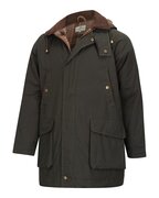 Hoggs of Fife Green Kelso Waterproof Gents Wax Jacket