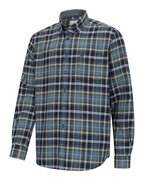 front view of hoggs of fife pitcairn flannel check shirt