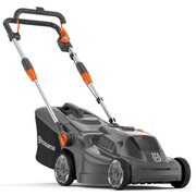 Husqvarna Aspire LC34 Battery Lawnmower kit on a white background - full image