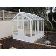 Swallow KINGFISHER ThermoWood Greenhouse 2035x1290 or 6'8 x 4'3 PAINTED - image 1